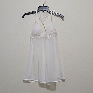 Linda Donatella racerback padded off white  piece   babydoll S
